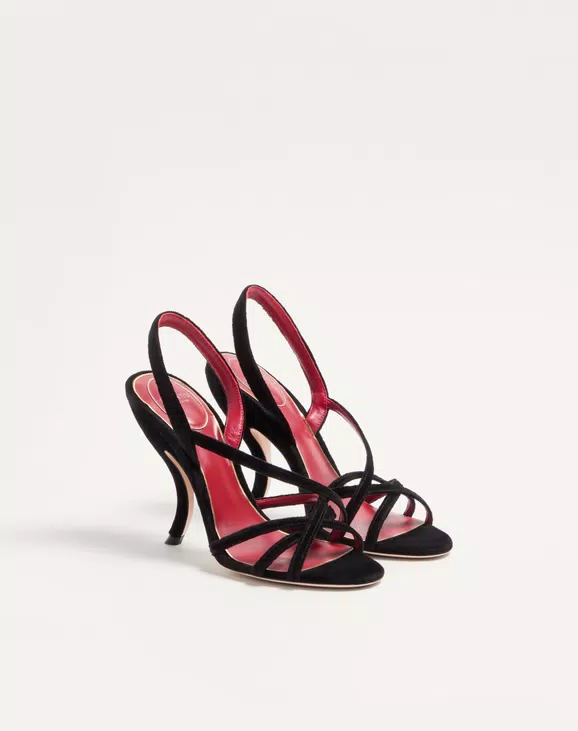 Valentino Fetishique Velvet Sandal 105Mm - Image 6